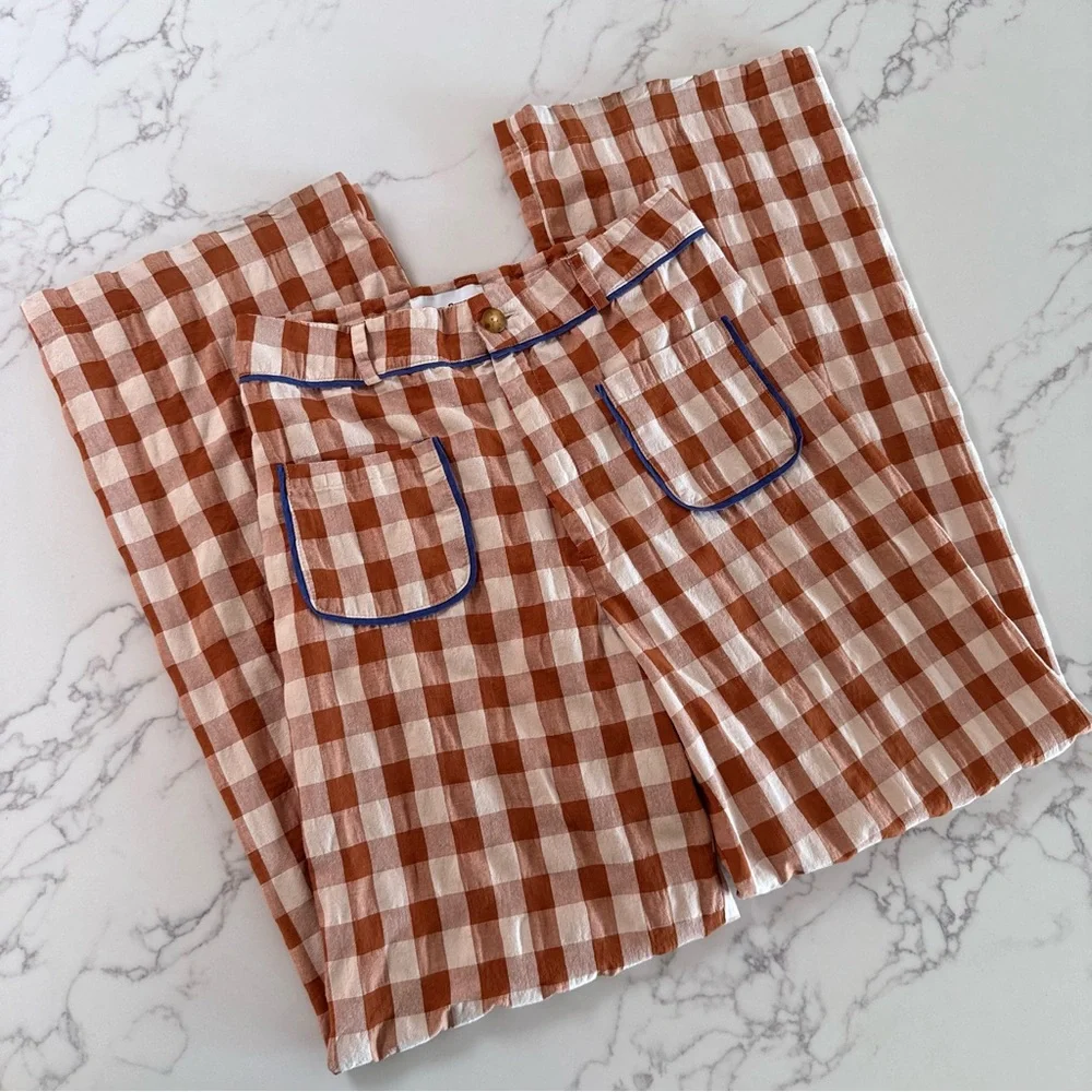 Sveti Stefan Lionetta Vichy Trouser + Blouse SET - Size XS / Small